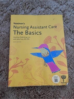 Hartman’s Nursing Assistant Workbook — Orange Hummingbird Cover